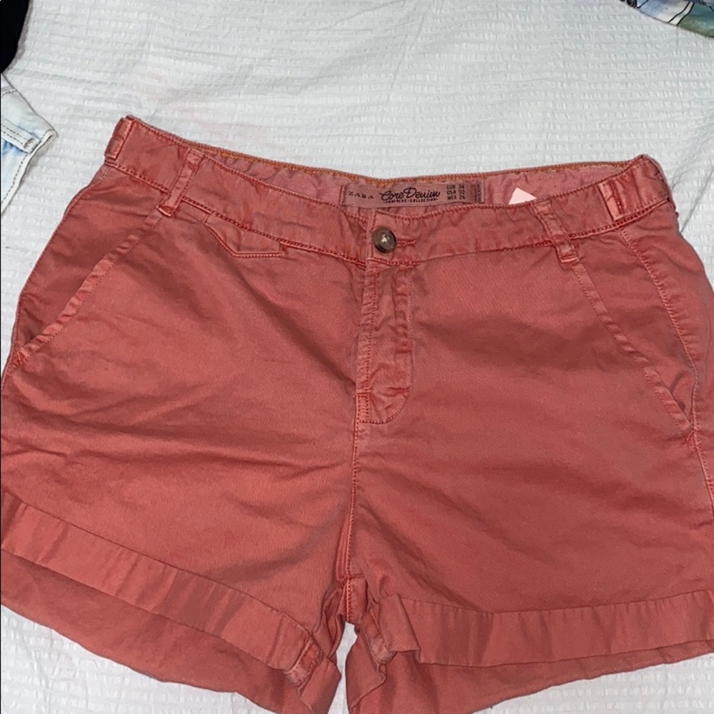 2 Zara shorts and cardigan bundle